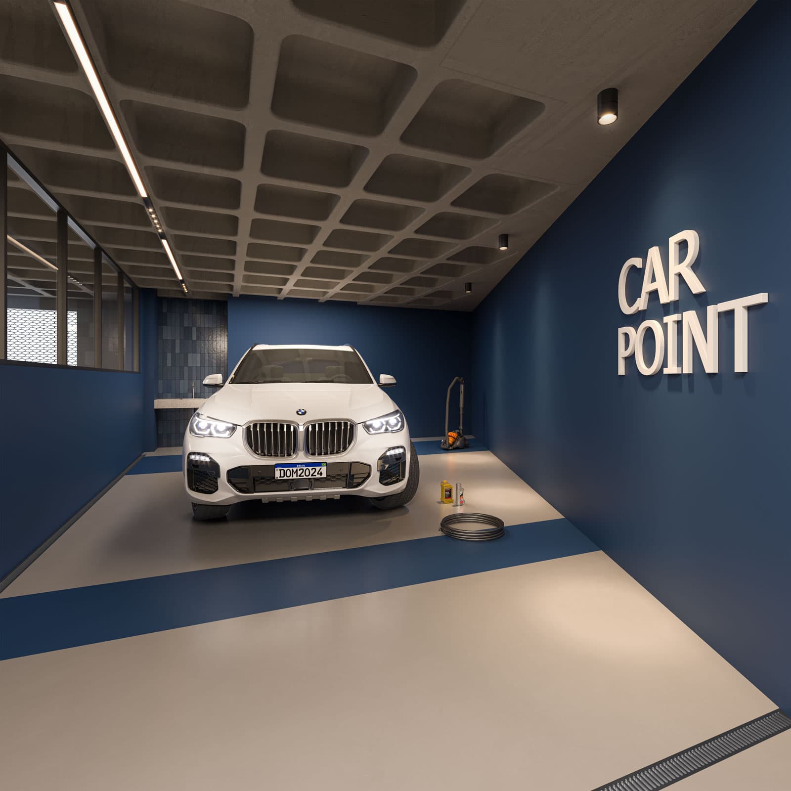 Car point para lavagem de veículos
